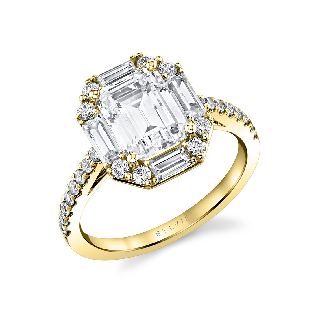 Emerald Cut Vintage Oval Engagement Ring - Presley