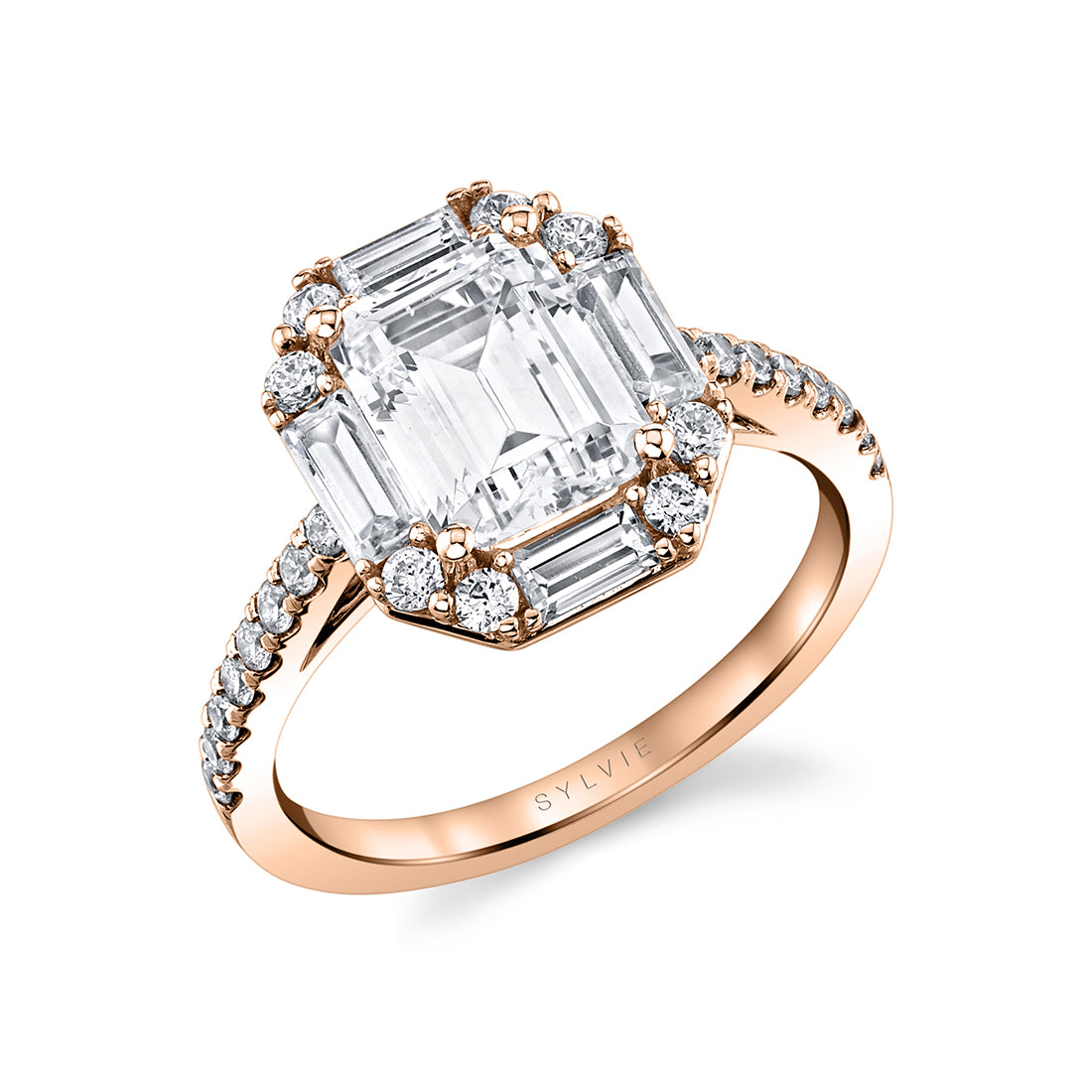 Emerald Cut Vintage Oval Engagement Ring - Presley