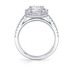 Emerald Cut Vintage Oval Engagement Ring - Presley
