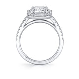 Emerald Cut Vintage Oval Engagement Ring - Presley