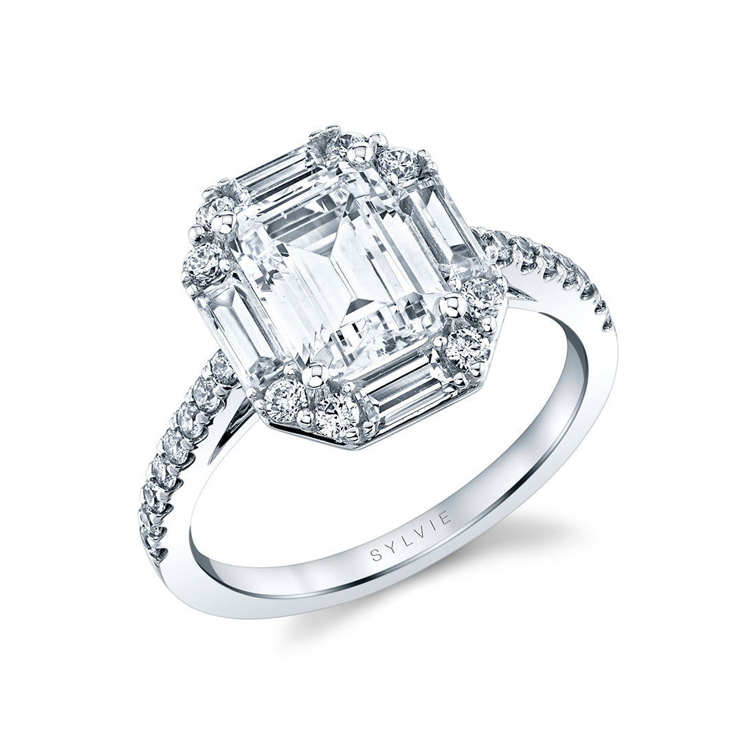 Emerald Cut Vintage Oval Engagement Ring - Presley