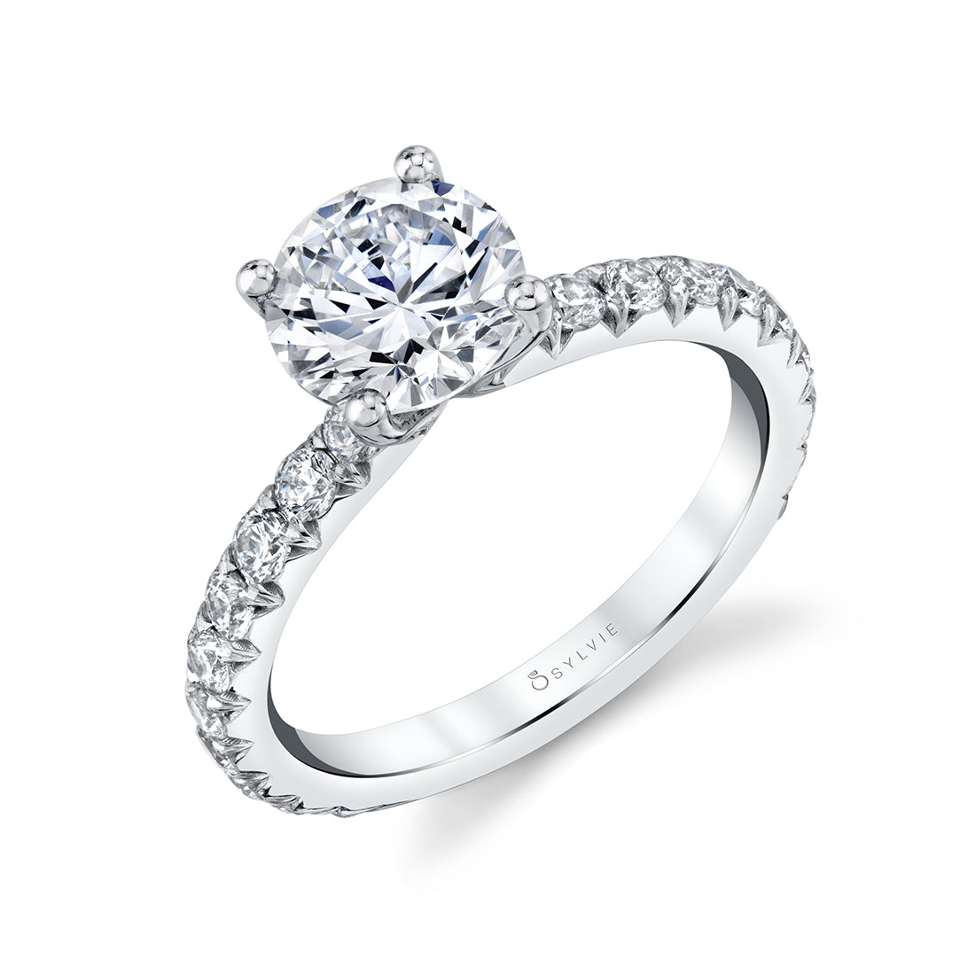 Round Cut Classic Engagement Ring - Capri