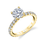 Round Cut Classic Engagement Ring - Capri