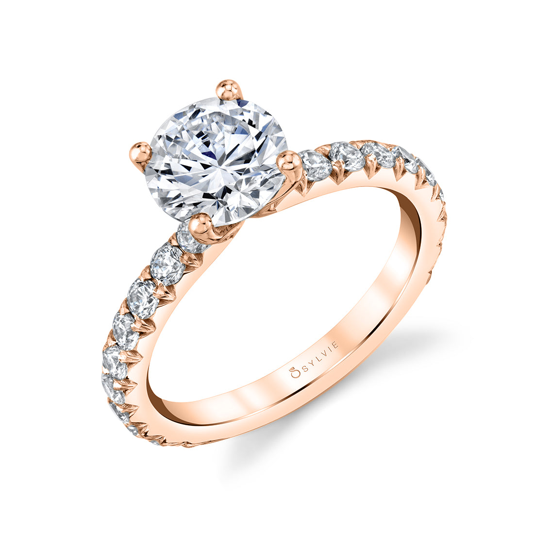 Round Cut Classic Engagement Ring - Capri
