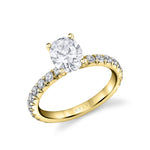 Oval Cut Classic Engagement Ring - Capri