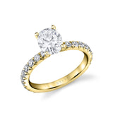 Oval Cut Classic Engagement Ring - Capri