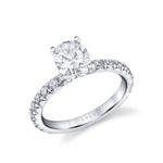 Oval Cut Classic Engagement Ring - Capri
