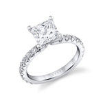 Princess Cut Classic Engagement Ring - Capri