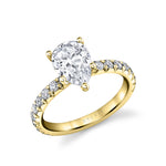Pear Cut Classic Engagement Ring - Capri