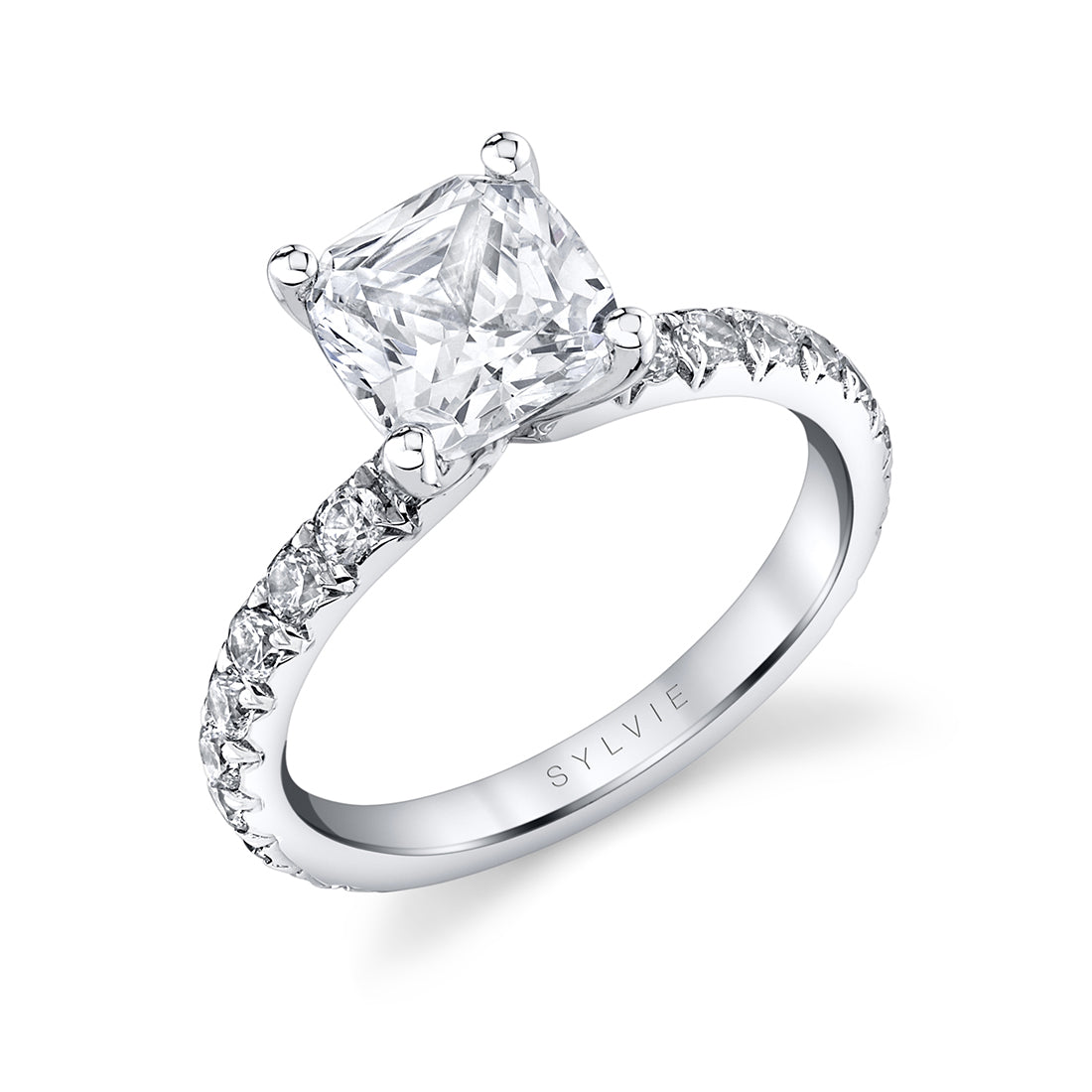 Cushion Cut Classic Engagement Ring - Capri