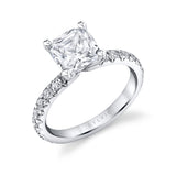 Cushion Cut Classic Engagement Ring - Capri