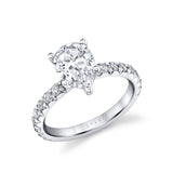 Pear Cut Classic Engagement Ring - Capri