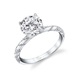 Tulira Twist Diamond Engagement Ring - Delphine