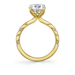 Tulira Twist Diamond Engagement Ring - Delphine