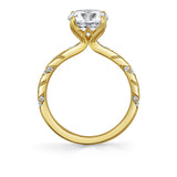 Tulira Twist Diamond Engagement Ring - Delphine