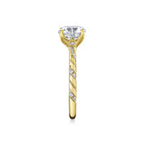 Tulira Twist Diamond Engagement Ring - Delphine