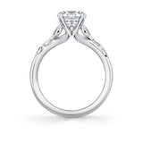 Tulira Diamond Leaf and Vine Engagement Ring - Lotus