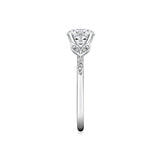 Tulira Diamond Leaf and Vine Engagement Ring - Lotus