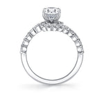 Tulira Crossover Engagement Ring - Ginger