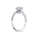 Tulira Crossover Engagement Ring - Ginger