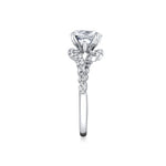 Tulira Crossover Engagement Ring - Ginger