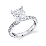 Emerald Cut Classic Engagement Ring - Blakely