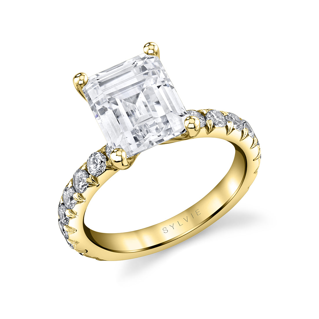 Emerald Cut Classic Engagement Ring - Blakely
