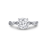 Tulira Leaf Diamond Engagement Ring - Jiye
