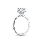 Tulira Diamond Petal Prong Engagement Ring - Jasmine