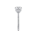Tulira Diamond Petal Prong Engagement Ring - Jasmine