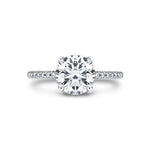 Tulira Diamond Petal Prong Engagement Ring - Jasmine