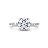 Tulira Diamond Petal Prong Engagement Ring - Jasmine
