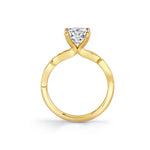 Tulira Leaf Marquise Diamond Engagement Ring - Valeria