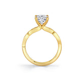Tulira Leaf Marquise Diamond Engagement Ring - Valeria