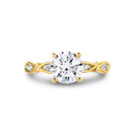 Tulira Leaf Marquise Diamond Engagement Ring - Valeria