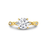 Tulira Leaf Marquise Diamond Engagement Ring - Valeria