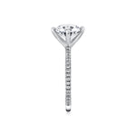 Round Cut Classic Compass Set Engagement Ring - Ralyn