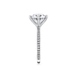 Round Cut Classic Compass Set Engagement Ring - Ralyn