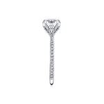 Tulira Diamond Petal Prong Engagement Ring - Violet