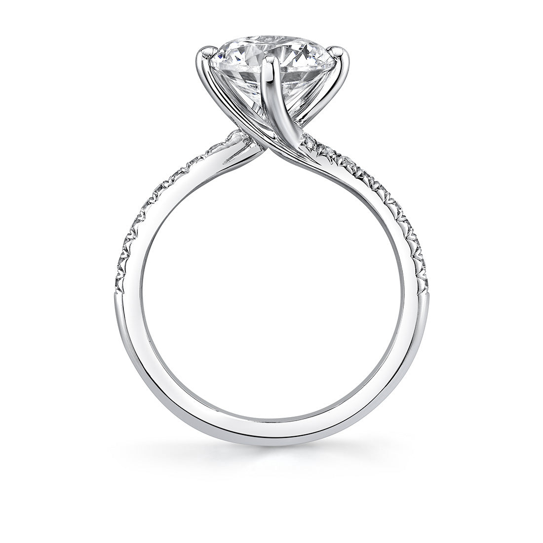 Tulira Compass Set Vine Engagement Ring - Kai