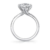Tulira Compass Set Vine Engagement Ring - Kai