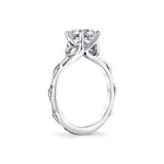 Tulira Diamond Petal and Leaf Engagement Ring - Paloma