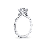 Tulira Diamond Petal and Leaf Engagement Ring - Paloma