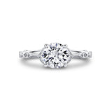 Tulira Diamond Petal and Leaf Engagement Ring - Paloma