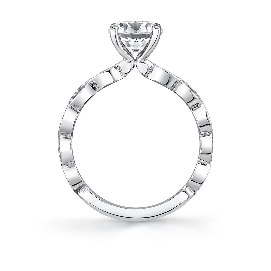 Tulira Leaf Inspired Engagement Ring - Ivy