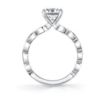 Tulira Leaf Inspired Engagement Ring - Ivy
