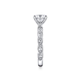 Tulira Leaf Inspired Engagement Ring - Ivy