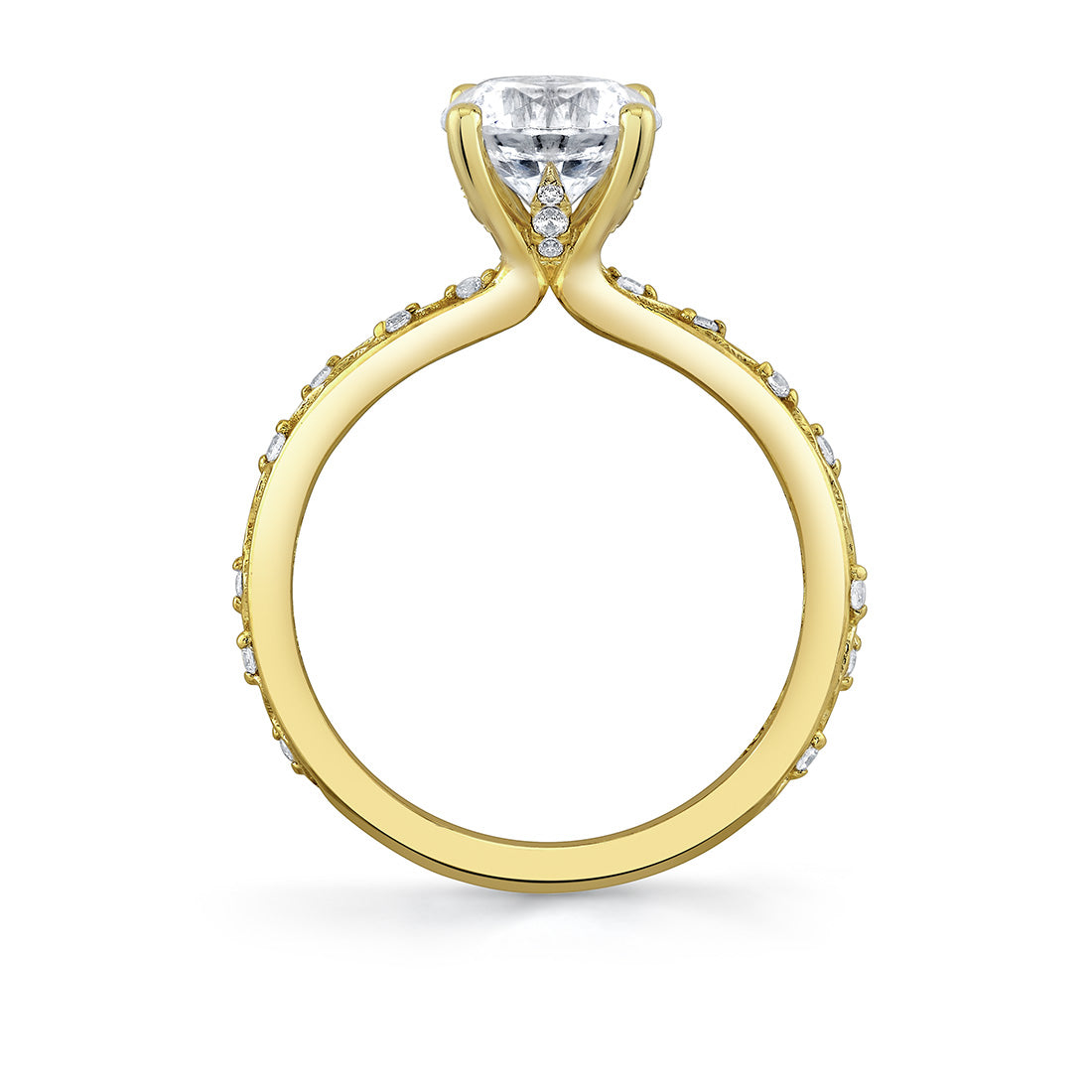Tulira Flower and Vine Engagement Ring - Fauna