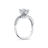 Tulira Double Crossover Engagement Ring - River