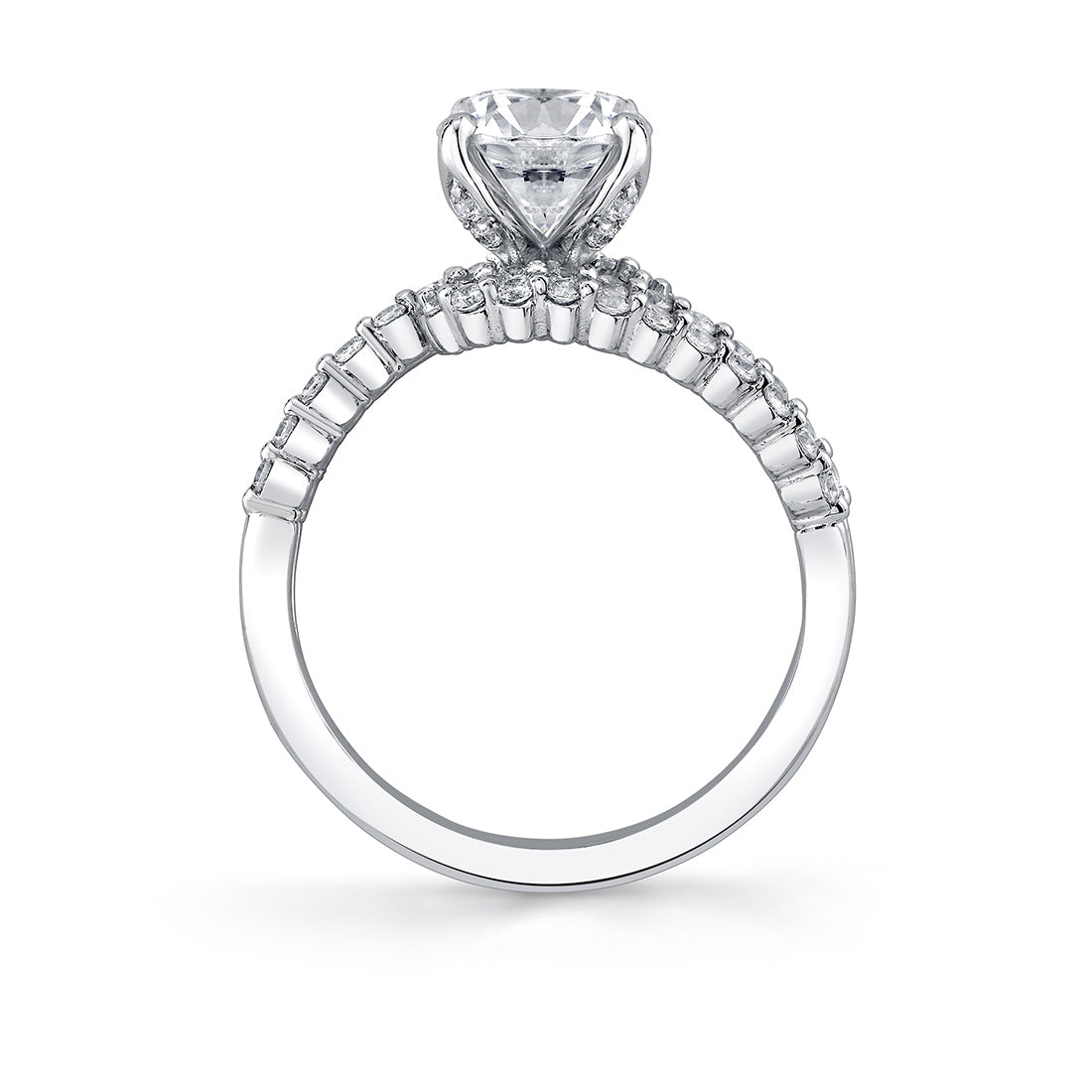 Tulira Double Crossover Engagement Ring - River